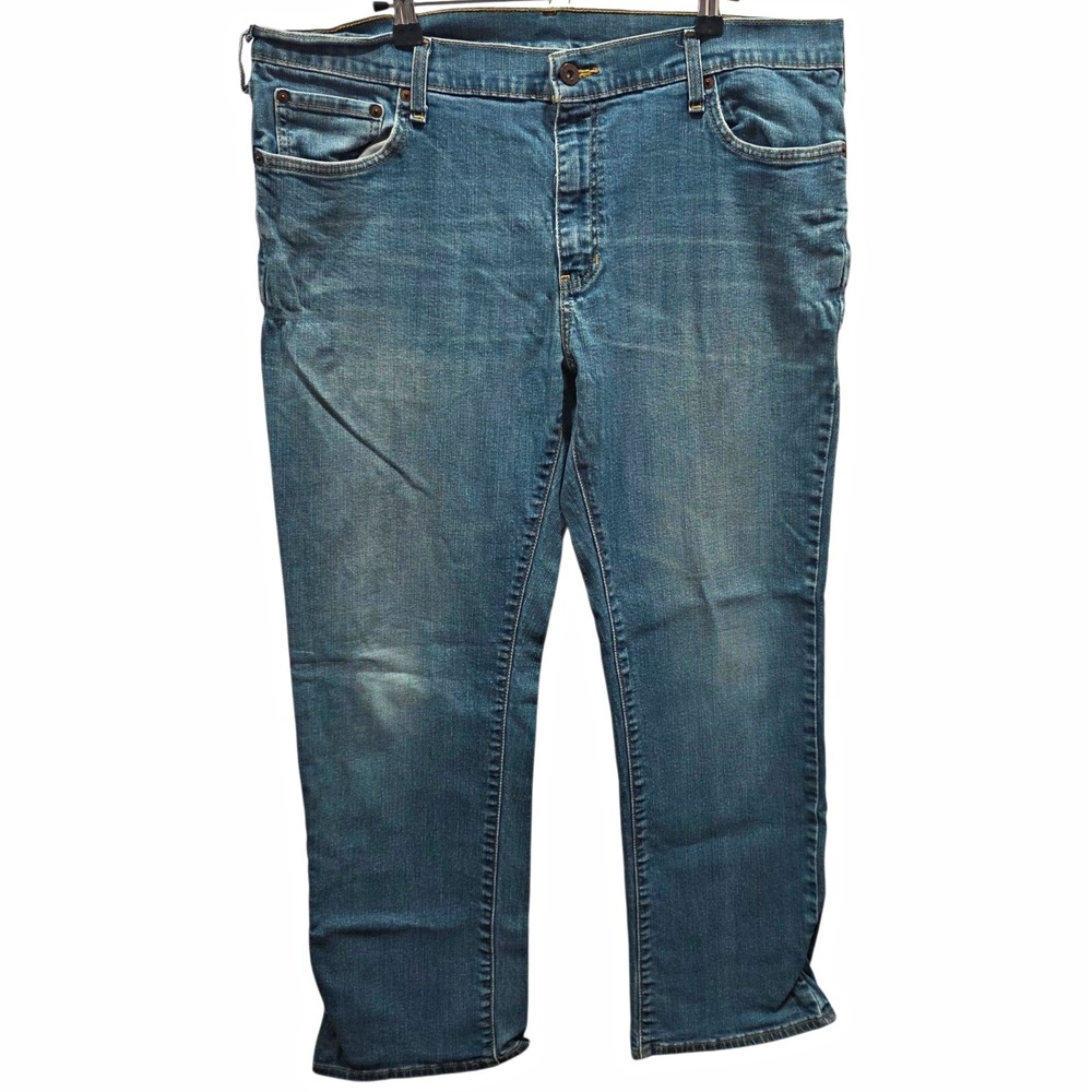 Urban Pipeline Womens Stretch Jeans Blue Medium Wash Straight Leg Denim Classics
